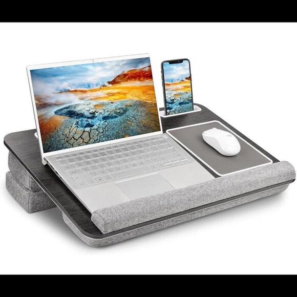 Freequeen Computer Laptop Lap Desk with Cushion And Mouse Pad. - Picture 1 of 15